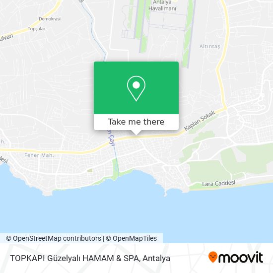 TOPKAPI Güzelyalı HAMAM & SPA map