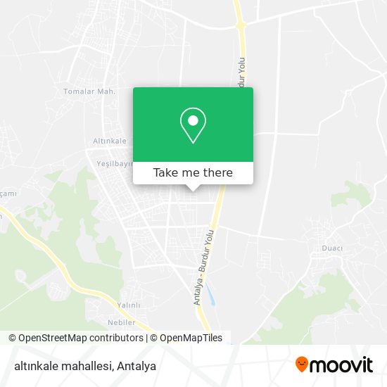 altınkale mahallesi map
