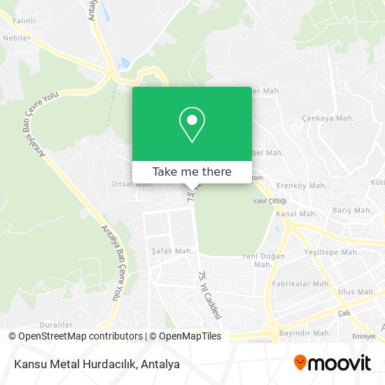 Kansu Metal Hurdacılık map