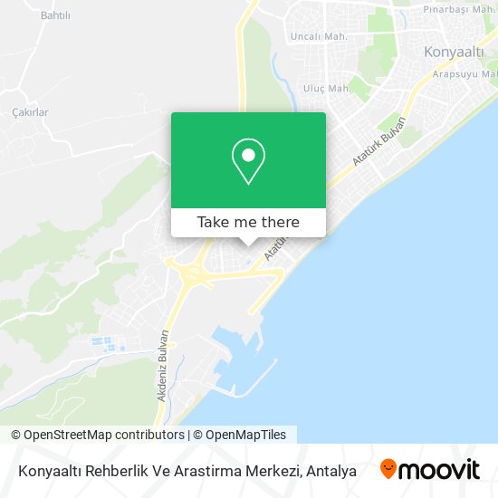 Konyaaltı Rehberlik Ve Arastirma Merkezi map