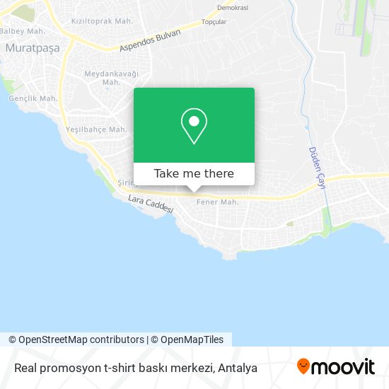 Real promosyon t-shirt baskı merkezi map