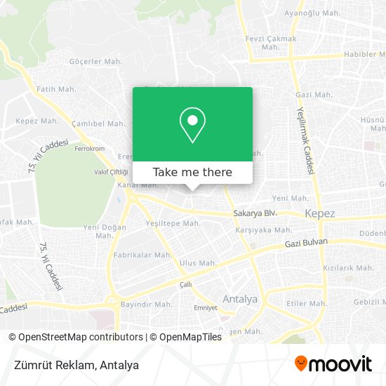 Zümrüt Reklam map