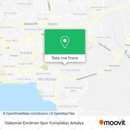 Süleyman Evcilmen Spor Kompleksi map