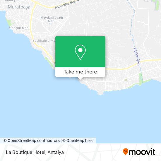 La Boutique Hotel map