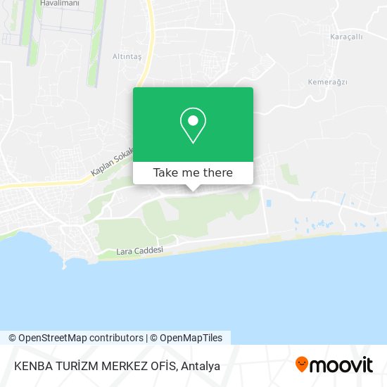 KENBA TURİZM MERKEZ OFİS map