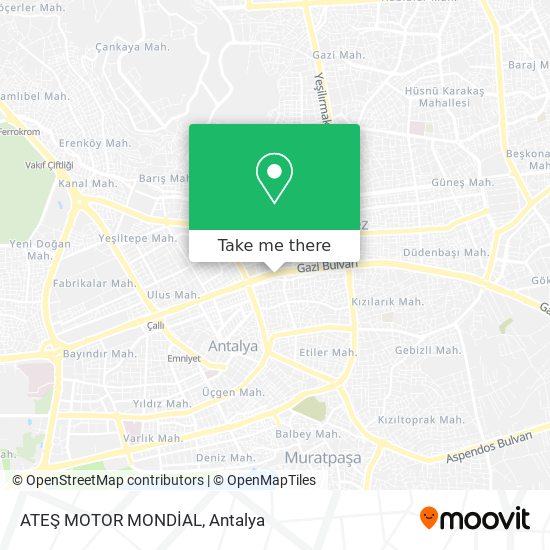 ATEŞ MOTOR MONDİAL map