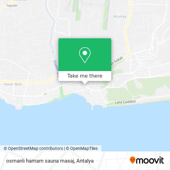 osmanlı hamam sauna masaj map
