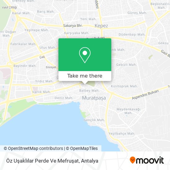 Öz Uşaklılar Perde Ve Mefruşat map