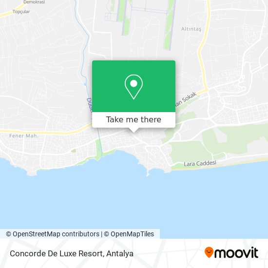 Concorde De Luxe Resort map