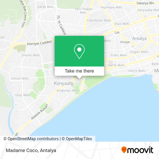 Madame Coco map