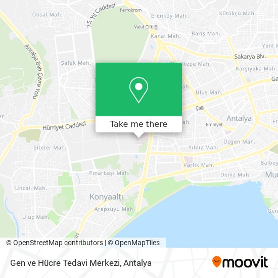 Gen ve Hücre Tedavi Merkezi map