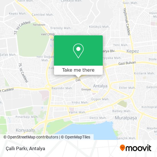 Çallı Parkı map