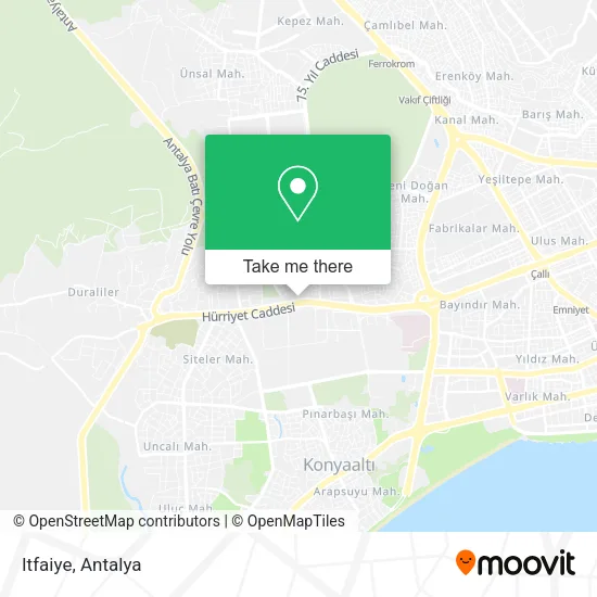 Itfaiye map