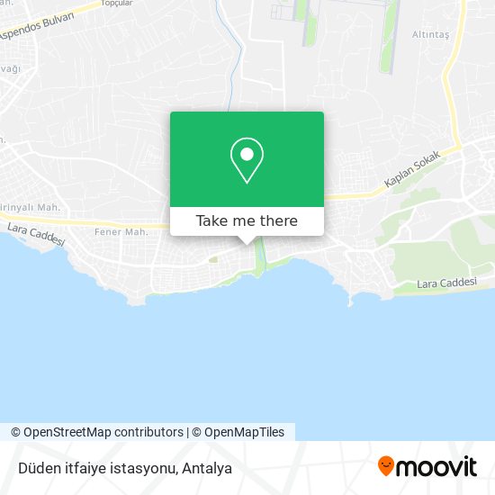 Düden itfaiye istasyonu map