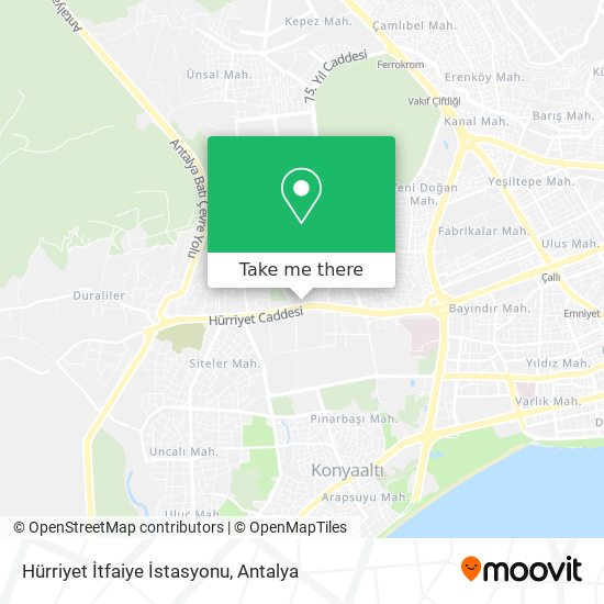 Hürriyet İtfaiye İstasyonu map