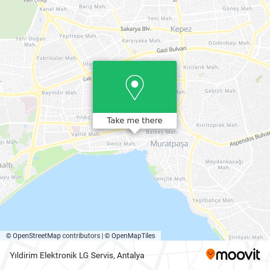 Yıldirim Elektronik LG Servis map