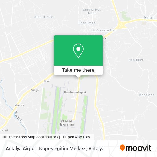 Antalya Airport Köpek Eğitim Merkezi map
