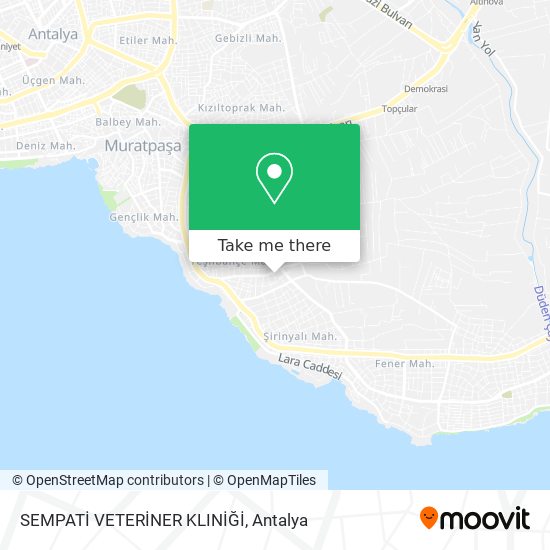 SEMPATİ VETERİNER KLINİĞİ map