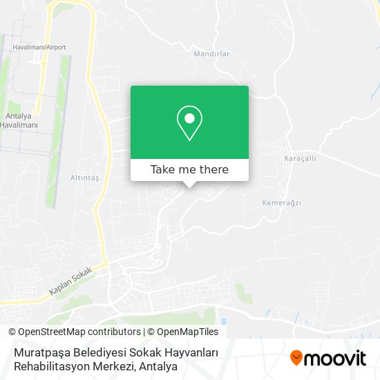 Muratpaşa Belediyesi Sokak Hayvanları Rehabilitasyon Merkezi map