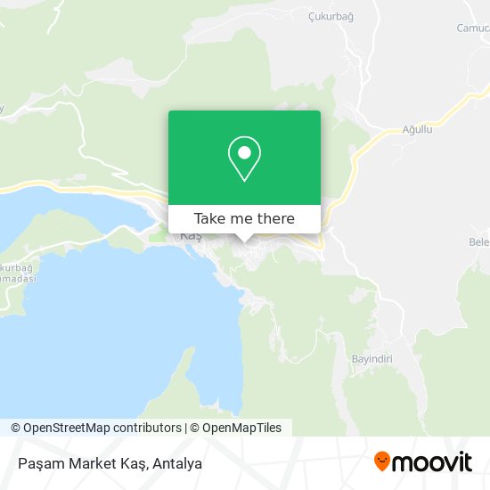 Paşam Market Kaş map