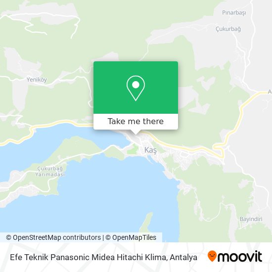 Efe Teknik Panasonic Midea Hitachi Klima map