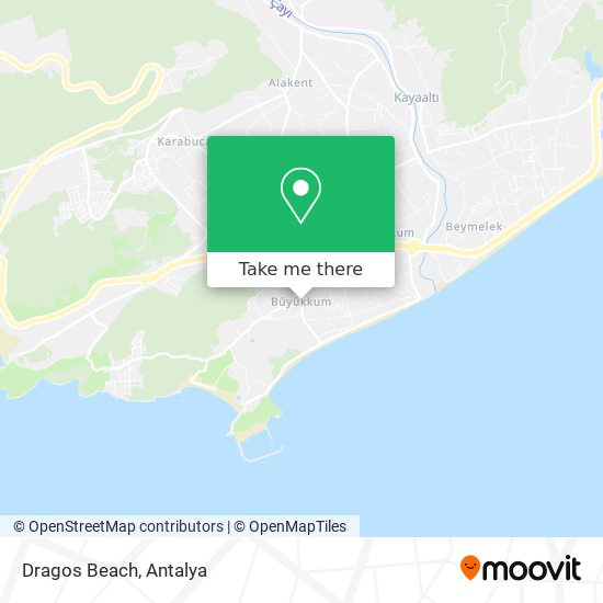 Dragos Beach map