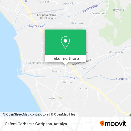 Cafem Çorbacı / Gazipaşa map