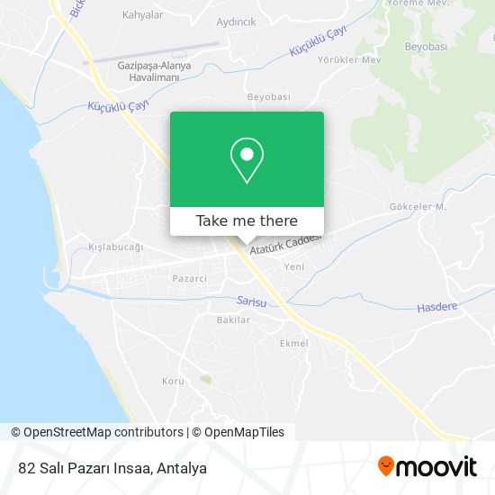 82 Salı Pazarı Insaa map
