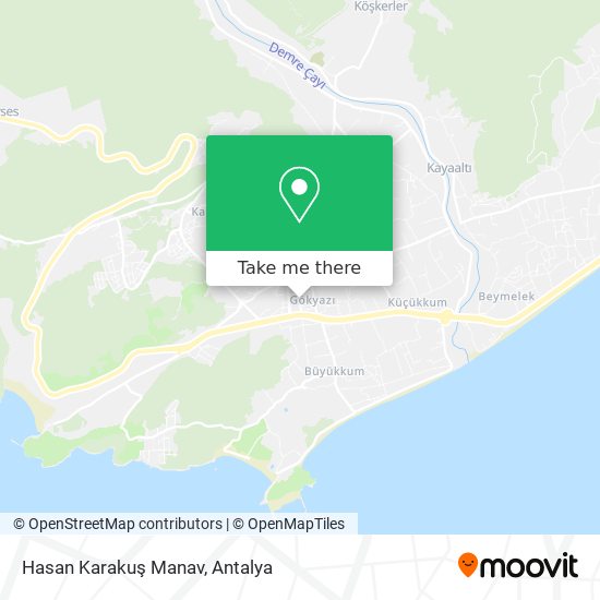 Hasan Karakuş Manav map