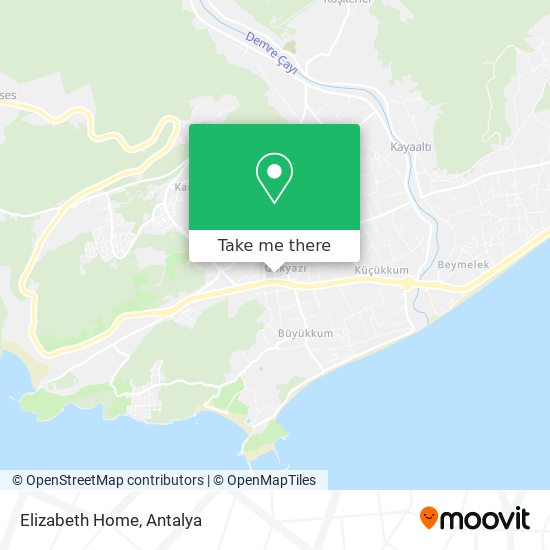 Elizabeth Home map