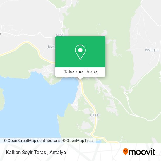 Kalkan Seyir Terası map