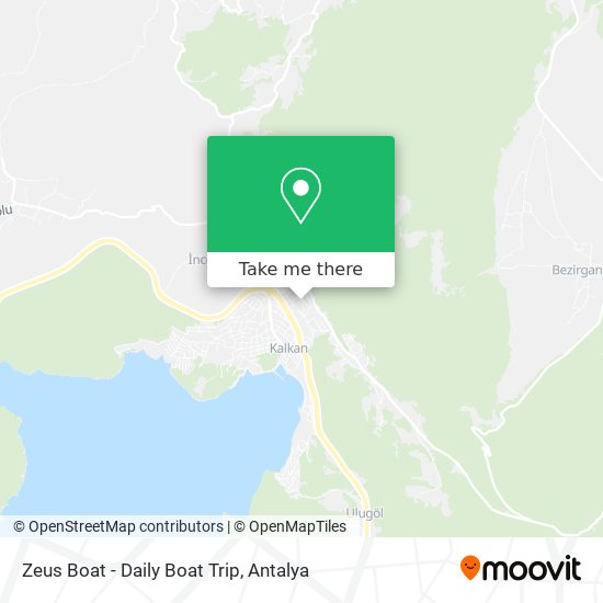 Zeus Boat - Daily Boat Trip map