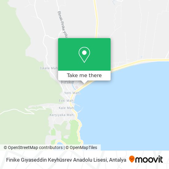 Finike Gıyaseddin Keyhüsrev Anadolu Lisesi map