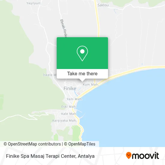 Finike Spa Masaj Terapi Center map