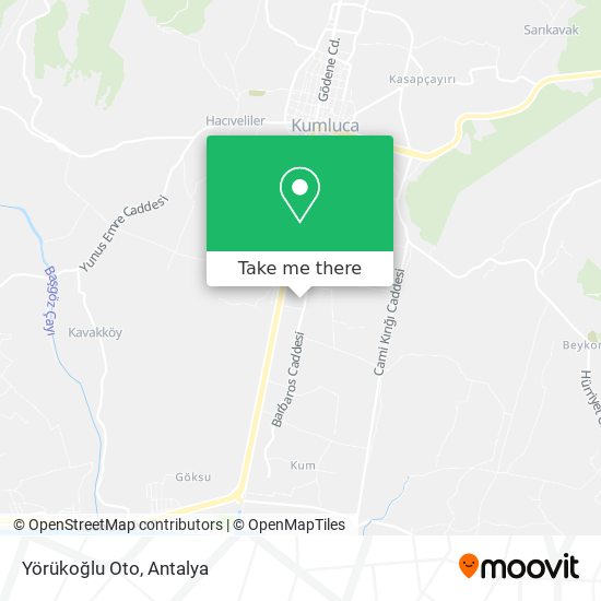Yörükoğlu Oto map