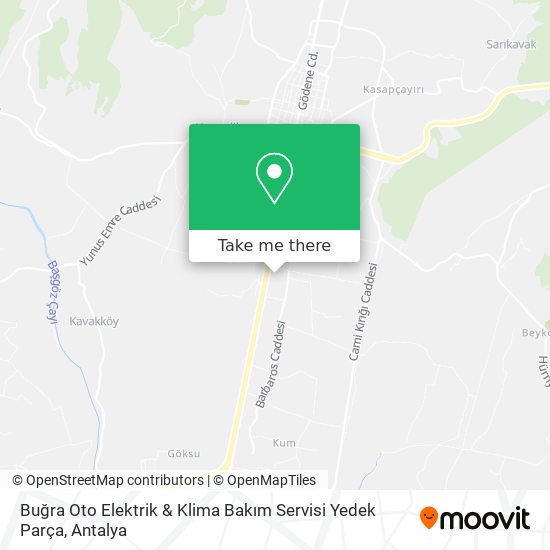 Buğra Oto Elektrik & Klima Bakım Servisi Yedek Parça map