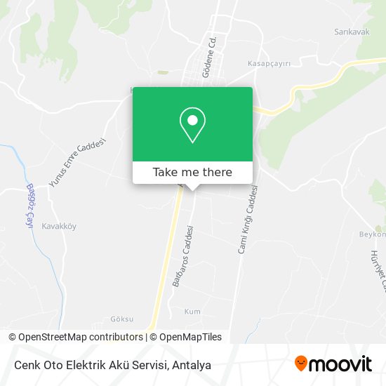 Cenk Oto Elektrik Akü Servisi map