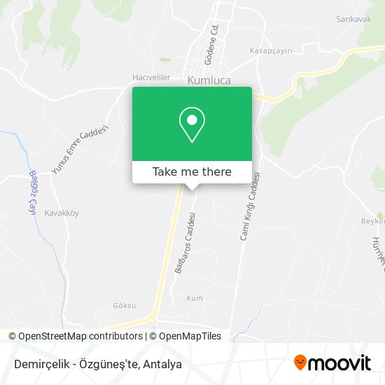 Demirçelik - Özgüneş'te map