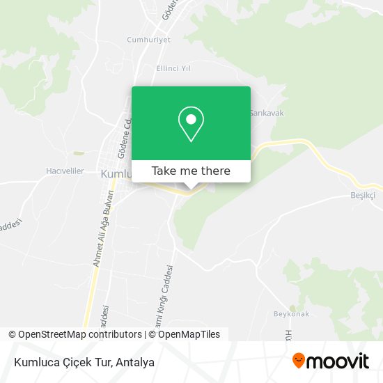 Kumluca Çiçek Tur map