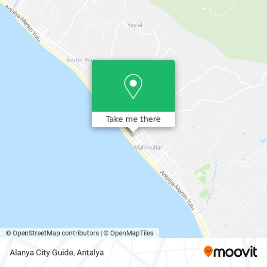 Alanya City Guide map