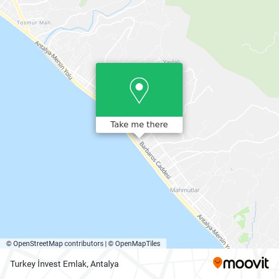 Turkey İnvest Emlak map