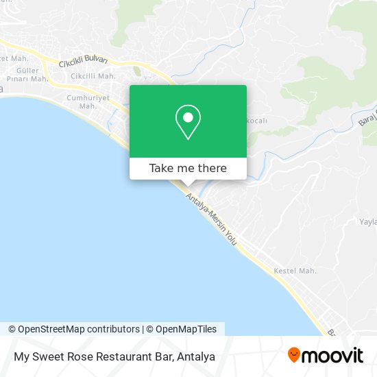 My Sweet Rose Restaurant Bar map