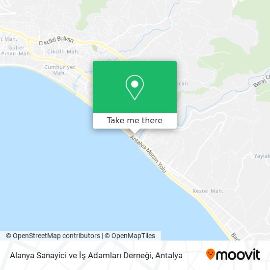 Alanya Sanayici ve İş Adamları Derneği map