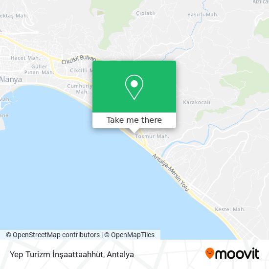 Yep Turizm İnşaattaahhüt map