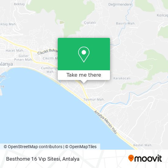 Besthome 16 Vıp Sitesi map