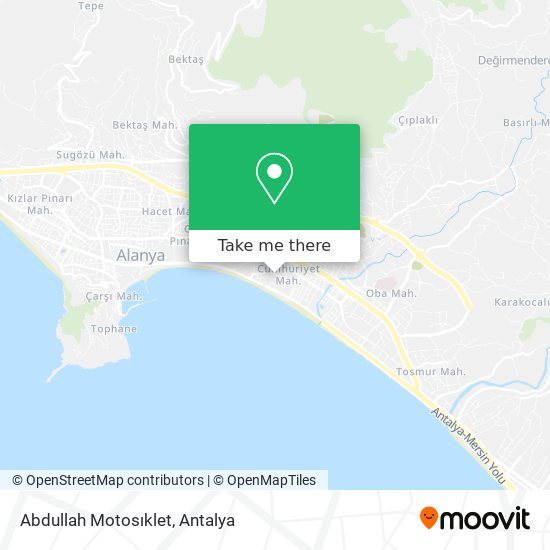 Abdullah Motosıklet map