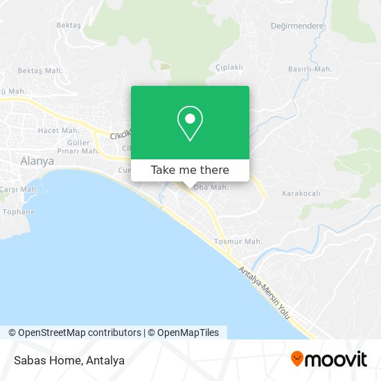 Sabas Home map