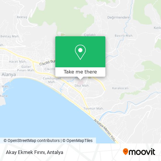 Akay Ekmek Fırını map