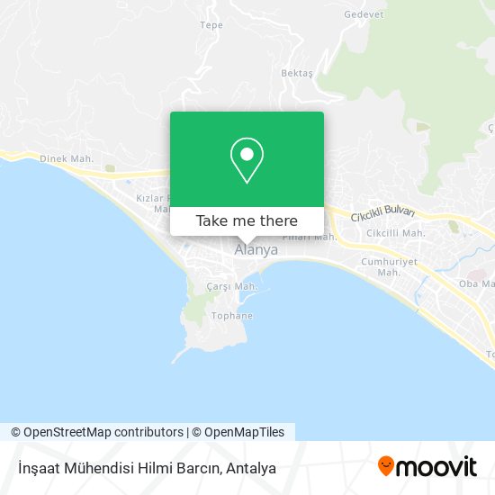 İnşaat Mühendisi Hilmi Barcın map