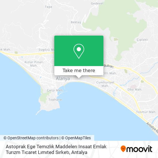 Astoprak Ege Temızlık Maddelerı Insaat Emlak Turızm Tıcaret Lımıted Sırketı map